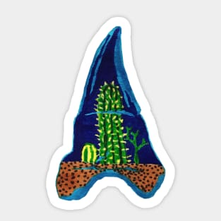 Shark Tooth Terrarium Sticker